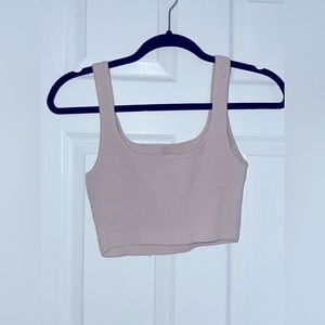 Aritzia babaton crop top - size: S pink